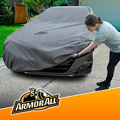 Armor All Car Cover Waterproof All Weather Heavy Duty for Sedan 158"-175" by SeasonGuard