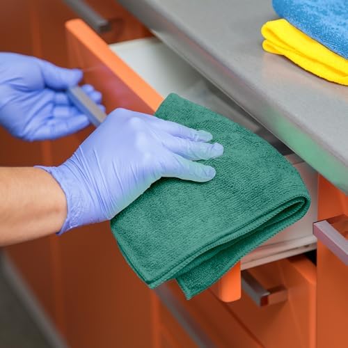 Microfiber Cleaning Cloths (Value Pack of 36) Size 16" x 16" Large, Highly Absorbent Cleaning Rags, Lint Free Towels, Reusable and Washable, Microfiber Towels for Cars - Image 6