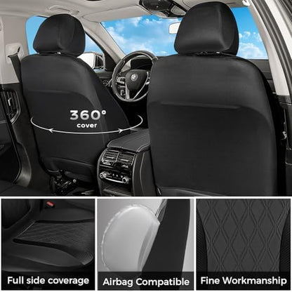 FLORICH Car Seat Covers Front Seat, Leather Seat Covers for Cars, Car Seat Protector Waterproof, Universal Automotive Seat Covers, Front Car Seat Cover Fit for Most Cars SUV Pick-up Truck - Image 2