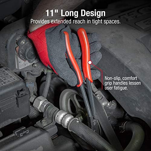 Sunex 4 Pc 11 in. Long Reach Pliers Set - Image 3