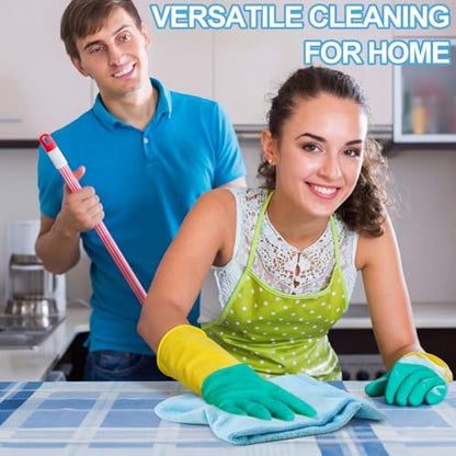 Nuenen Car Microfiber Clean Cloths, Light Blue, 16 x 16 Inch, 60 Pcs - Image 5