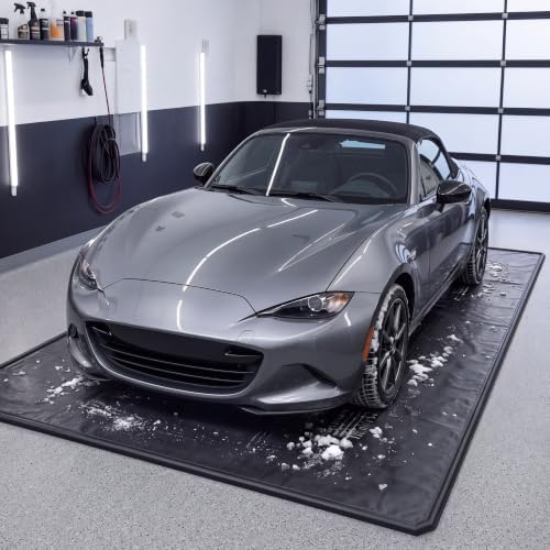 7'9" x 14' Garage Floor Mat, 610GSM PVC Containment Mat for Cars by Unknown