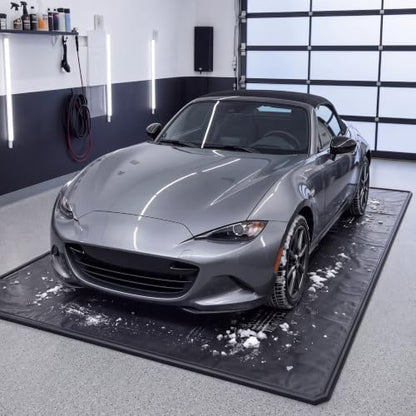 7'9" x 14' Garage Floor Mat, 610GSM PVC Containment Mat for Cars by Unknown