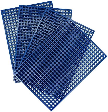 Organizer Genie - Four Blue Pegboard Set to organize your Sockets, Wrenches, Pliers, Screwdrivers, Bits and All Other Tools Large by AscendTools