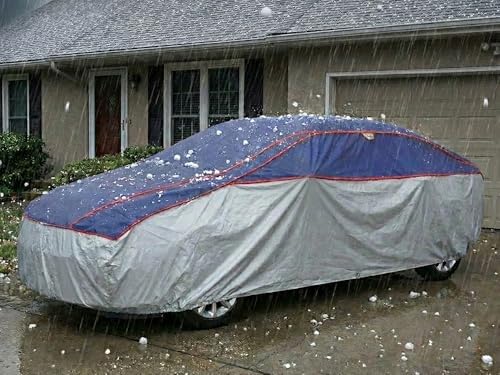CarsCover Hail Protector Hailstone Car Cover Padded Multi-Layered Full Protection All Weatherproof Waterproof Anti Frost Hail Car Covers (Fit up to 231 inch Long) - Image 6