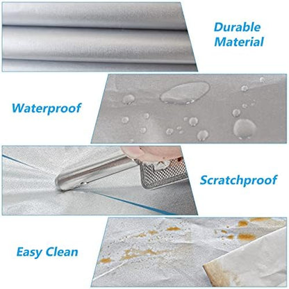 SEAZEN Car Cover Waterproof All Weather, Full car Covers UV Protection/Snowproof/Dustproof, Universal Car Cover 2 Layer with Zipper (Fit Sedan Length Up to 209") - Image 3