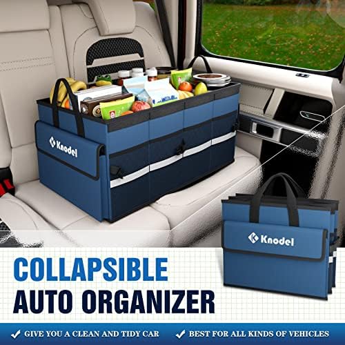 K KNODEL Trunk Organizer with Lid for Car, SUV, and Truck (Medium, Blue) - Image 4