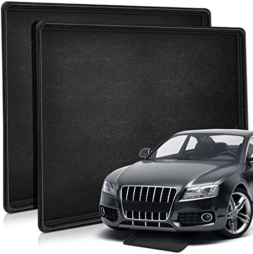 2 Pcs Auto Drip Tray, Oil Drip Pan, Plastic Oil Tray, 35 x 24 Inch by Datanly