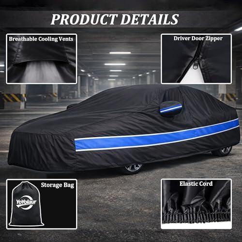 Car Cover Custom Fit Miata MX-5,10-Layer Car Cover Waterproof All Weather - Image 5