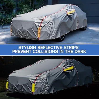 Car Cover Waterproof All Weather for Sedan (190-195 inch) - Image 3