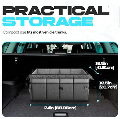 FORTEM Trunk Organizer - Foldable Car Organizer & Storage for SUVs & Trucks - Image 4