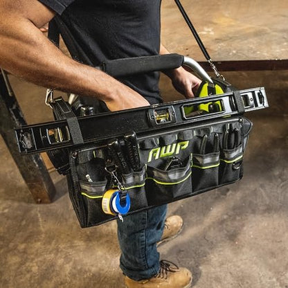 AWP Tool Bags, Premium Tool Bag, Black, Durable Tool Tote, for Professionals and Contractors - Image 4