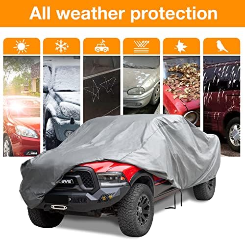 XCAR Waterproof Truck Car Cover, All Weather, Fits Trucks Up to 232" - Image 3