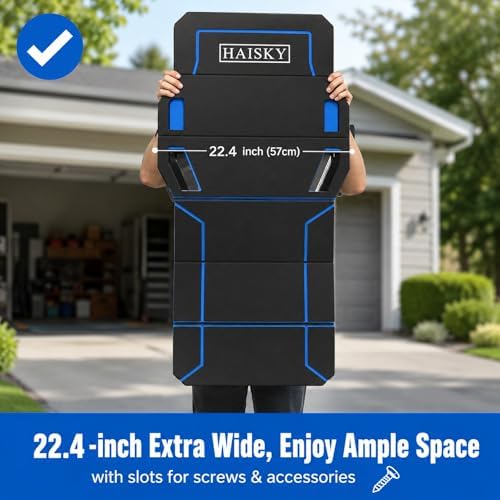 Foldable Mechanic Kneeling Pad,22.44" Wide EVA Foam Mat,1 Pack,Blue - Image 4