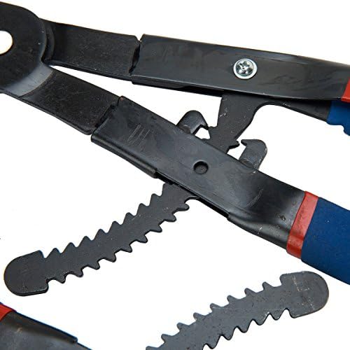 8MILELAKE 16 Inches Heavy Duty Snap-Ring Pliers External and Internal Pliers, Straight, 45°, 90° Tips - Image 7
