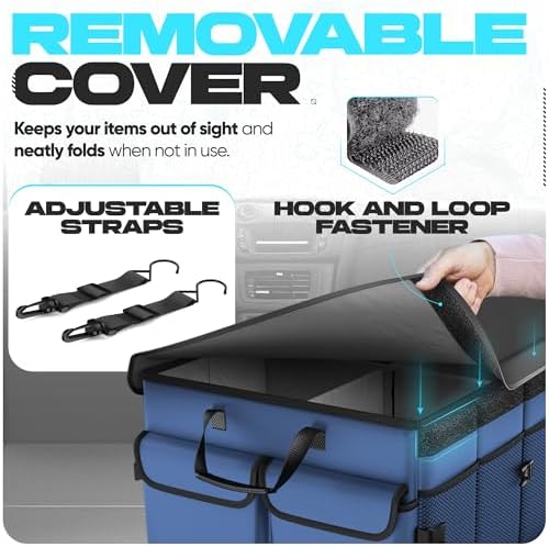 FORTEM Trunk Organizer - Foldable Car Organizer & Storage for SUVs & Trucks - Image 5