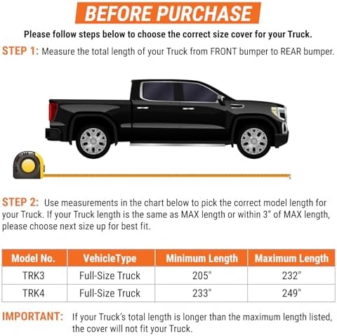 Armor All Car Cover Waterproof All Weather Heavy Duty Trucks from 205"-232" - Image 6