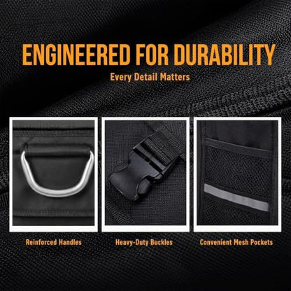 Trunk Organizer With Lid For SUV Car Trunk Foldable Oxford Storage - Image 4