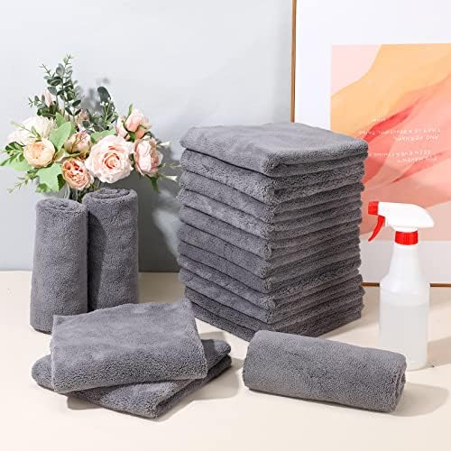 Shimeyao 30 Pcs 16 x 16 Inch Microfiber Car Towels, 500 GSM Edgeless Plush - Image 5