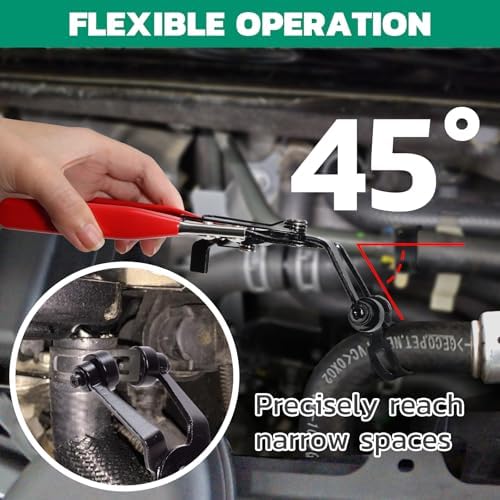 OURU 365PCS Spring Band Hose Clamps Assortment with Pliers,6-25mm,17 Sizes - Image 6