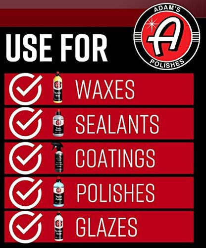 Adam's Polishes Plush Microfiber Applicator Pad (2 Pack) – Microfiber Sponge Car Detailing Applicators | Use with Ceramic Coating for Cars, Car Wax, Paint Sealants, Compound, Polish, Glazes & More - Image 7