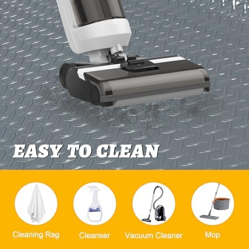 Grandroad auto 10x25 FT Garage Floor Mat, 2.8mm Thickened Flooring Roll for Under Car Diamond Plate PVC Rubber Mat with 20 Pcs Tapes, Non-Slip Floor Mat for Garage, Warehouse, Trailer, Gyms, Gray - Image 6