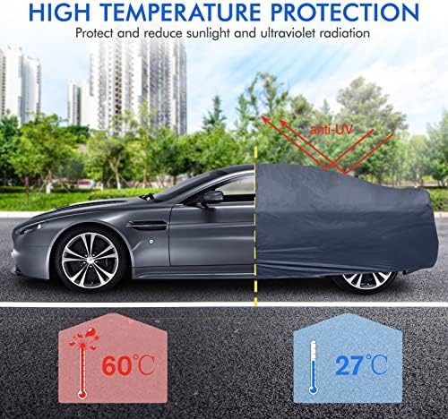Car Cover Waterproof All Weather for Sedan (196-210 inch) - Image 4