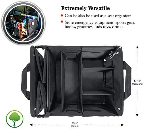 TRUNKCRATEPRO Save 15 per cent off bundle one regular grey organizer and one Extra Large Black trunk organizer - Image 4