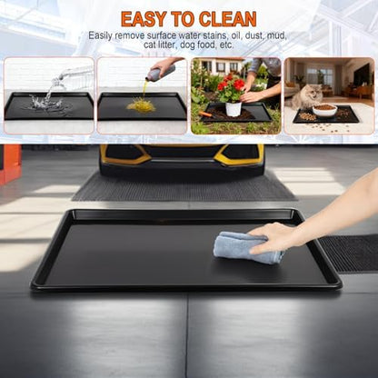 FAHKNS 3 Pcs Extra Large Auto Oil Drip Pan, Oil Drip Tray for Under Car - Image 4
