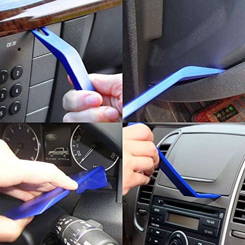Trim Removal Tool，Reehi Car Pannel Door Audio Auto Trim Tools kit,Auto Clip Pliers Installer Pry Tools with Storage Bages (42PCS) - Image 4