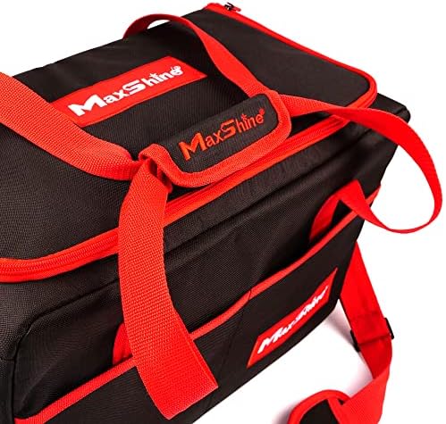Maxshine Car Detailing Organizer Bag Tote | Black 600D Oxford Fabric, Water-Resistant & Lightweight | Professional Auto Detailing Tool Bag with Multiple Pockets for Car Care & Garage Storage - Image 5