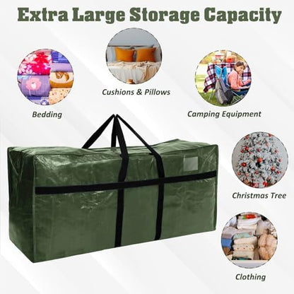 Windyun 4 Pcs 177 Gallon Extra Large Moving Bags XXL Heavy Duty Storage Bag - Image 4