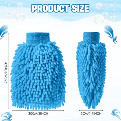 24 Pack Car Wash Mitts Bulk Microfiber Wash Mitts, 4 Colors - Image 2