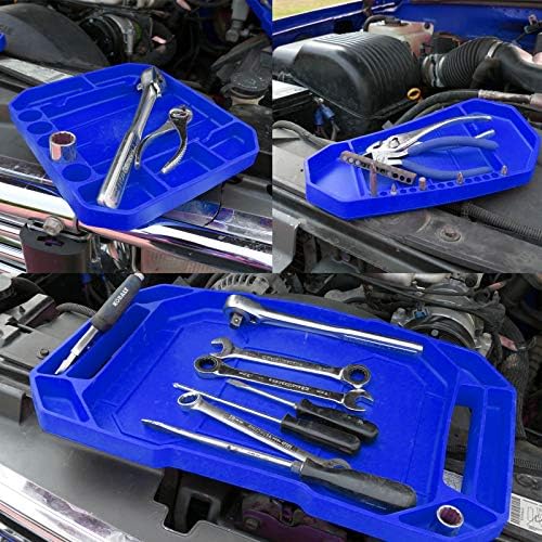 3pcs Large Non-Slip Flexible Silicone Tool Tray, Mechanic Tool Mat, Tool Organizer, Tool Storage, Tool Holder, Grip Mats, No Magnets, Christmas Day Gift for Men, Father’s Day Gift - Image 6