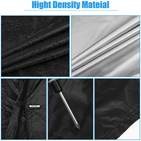 X AUTOHAUX 3XL Car Cover Waterproof Snowproof All Weather for Car Outdoor Full Car Cover Rain Sun Protection Universal Fit for Sedan 186"-193" - Image 3