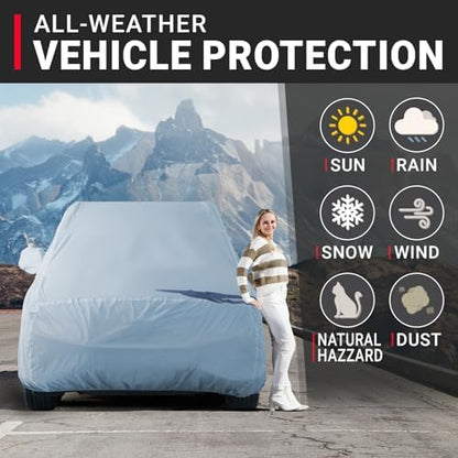 iCarCover Car Cover Waterproof All Weather for 2023-2026 Grand Wagoneer L - Image 2