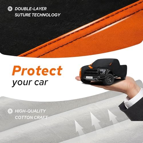 10-Layer Truck Cover Fit for Pickup Up to 210" L, Size M (See Size Chart) - Image 2