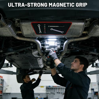 Magnetic Tool Mat Set, 3-Piece Flexible Magnetic Parts Holder with Double-Sided 40 lb Grip, PVC Non-Slip Tool Tray Pads for Screws, Bolts, Garage, Workshop and Auto Repair - Image 7
