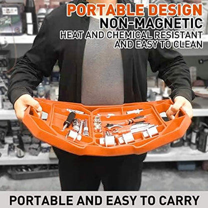 3pcs Large Non-Slip Flexible Silicone Tool Tray, Mechanic Tool Mat, Tool Organizer, Tool Storage, Tool Holder, Grip Mats, No Magnets, Christmas Day Gift for Men, Father’s Day Gift - Image 5