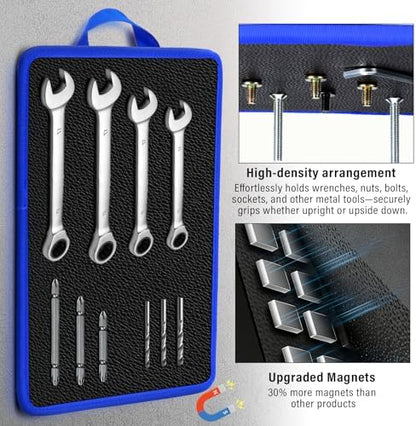 Magnetic Tool Mat Set with handles, 12.8" x9.5" Magnetic Tool Organizer - Image 4