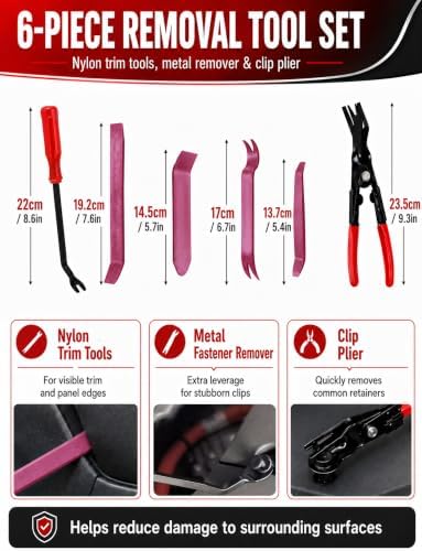 2080PCS Car Retainer Clips & Fasteners Kit, 33 Sizes Car Clips with Tools - Image 4