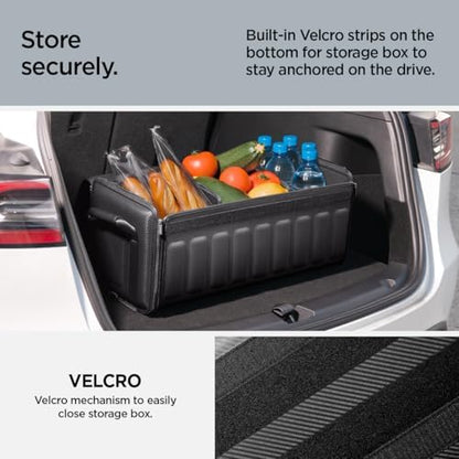 Spigen Heavy Duty Foldable Trunk Organizer with Lid - Black - Image 5