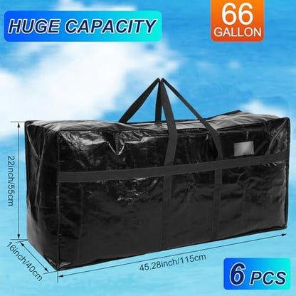 8 Pcs 66 Gallon Extra Large Moving Bags Heavy Duty Storage Bag - Image 2