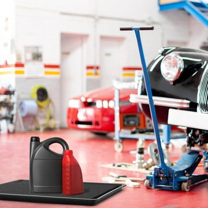 Uiifan 2 Set 47 x 29.3 x 1.6 Inch Oil Drip Pan with Thickened No Splatter Pad for Under Car Extra Large Oil Drip Tray for Automotive Garage Machinery Supplies - Image 5