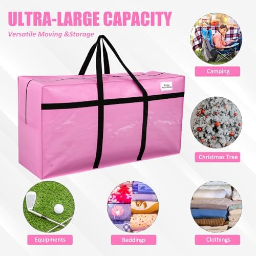 Windyun 4 Pack 69 Gallon Extra Large Moving Bags XXL Heavy Duty Storage Bag - Image 5