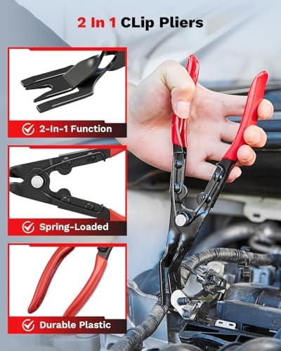 Saker Electrical Disconnect Pliers & Connector Removal Tool Set 5PCS - Image 3