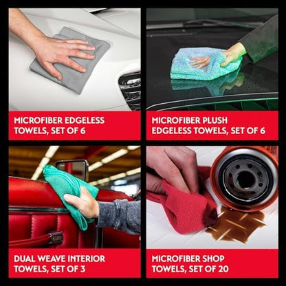 Griot's Garage 11338 Ultimate Microfiber Towel Kit for Car Detailing - Image 6