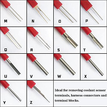 26PCS Terminal Removal Tool Kit for Wire Connectors, Pin Extractor Set - Image 5