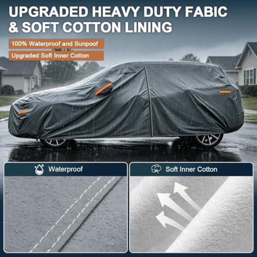 GUNHYI 16 Layers Station Wagon Car Cover Waterproof All Weather Heavy Duty - Image 2