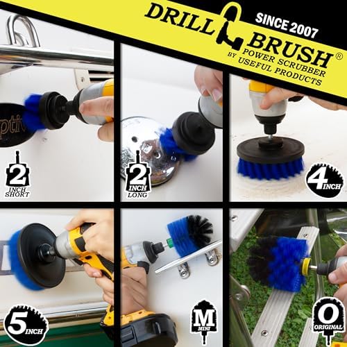 5 Piece Spin Brush Pool Cleaning Kit - Pool Accessories - Cleaning Supplies - Image 2